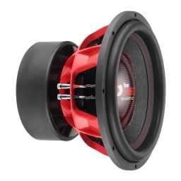 Team RED15/1 15" 38cm 2x1Ohm DVC Wide Excursion Competition Subwoofer 3500W RMS (Ported Enclosures)